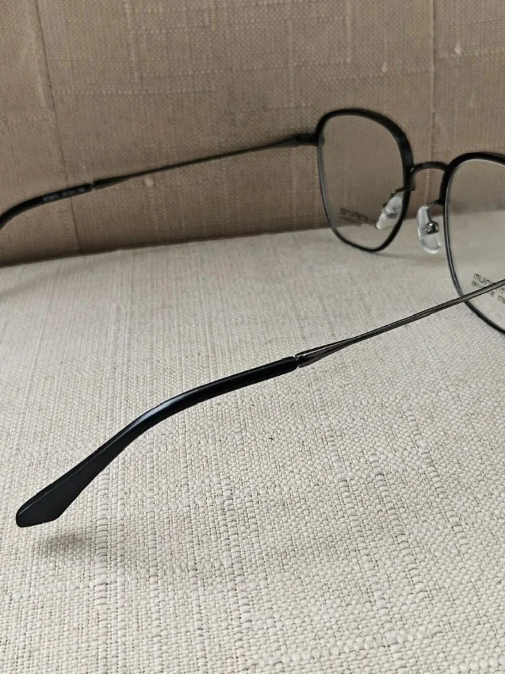 Sunfire Women Eyeglasses Frame Black Tone Metal Eyewear IP-Titanium ST-9073 NEW